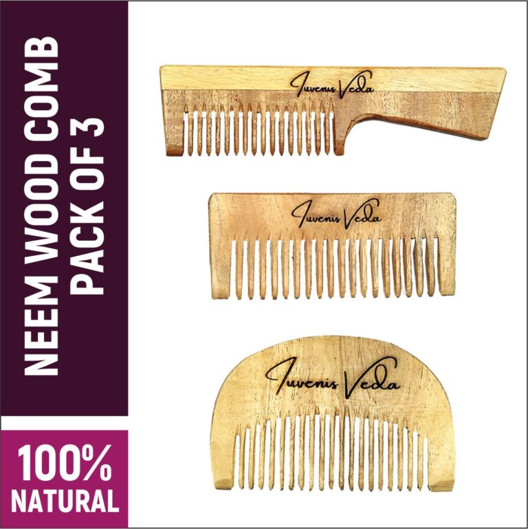 NEEM WOOD COMB PACK OF 3