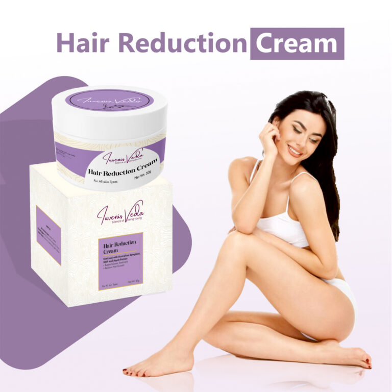 Iuvenis Veda Hair Reduction Cream- 50G | Permanent Relief from Unwanted Hair | For Men and Women | All Skin Types - Image 2