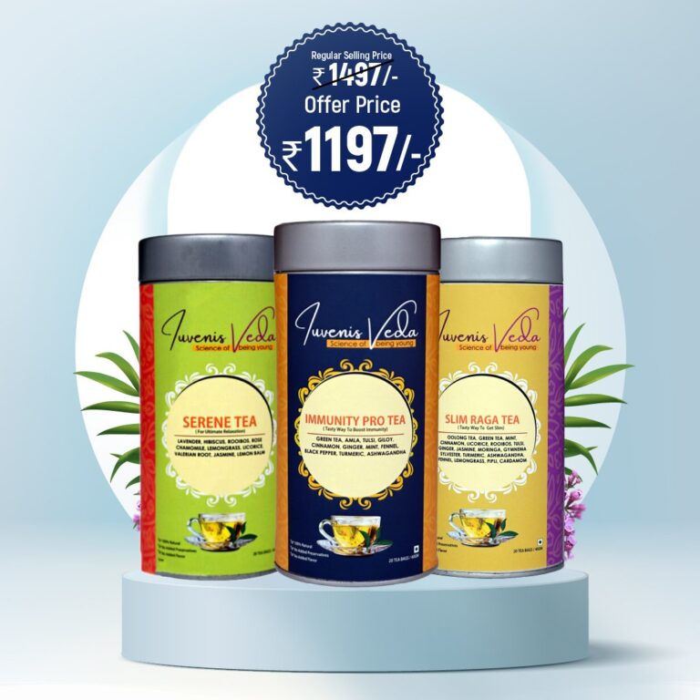 Herbal Tea Combo: Serene, Immunity Pro and Slim Raga Tea, (All in One)